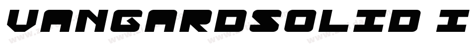 VangardSolid Italic字体转换